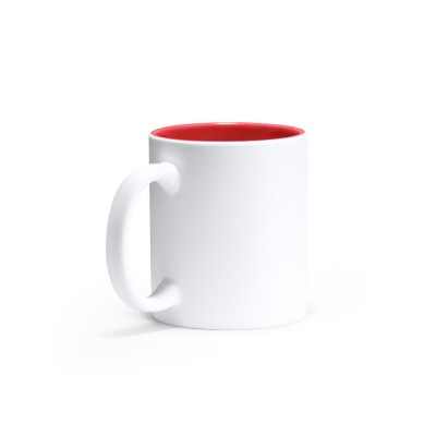 Купить Керамическая кружка ROIBO на 350 мл, красный с нанесением логотипа