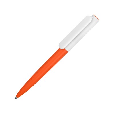 Купить Ручка пластиковая шариковая Umbo BiColor, оранжевый/белый с нанесением