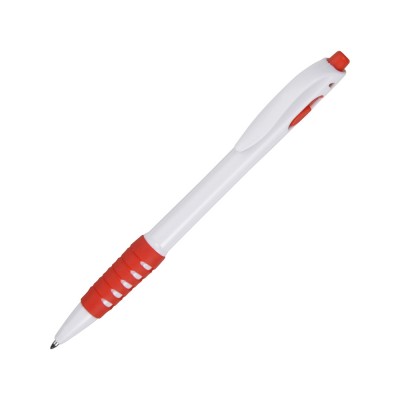Купить Ручка шариковая Фиджи, белый/красный с нанесением