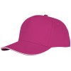 Купить Пятипанельная кепка-сендвич Ceto, розовый с нанесением логотипа
