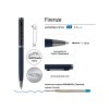Купить Ручка Firenze шариковая автоматическая софт-тач, синяя с нанесением логотипа