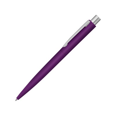 Купить Ручка шариковая металлическая LUMOS GUM, фиолетовый с нанесением