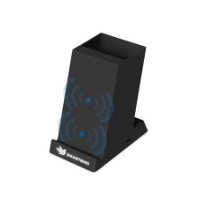 Беспроводная зарядка-подставка с подсветкой Glow box, черный