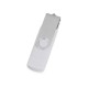 Купить USB/micro USB-флешка 2.0 на 16 Гб Квебек OTG, белый с нанесением логотипа