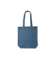 Сумка MAFIL из конопляной ткани плотностью 200 г/м2 с донной вставкой, светло-синий