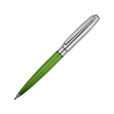 Купить Ручка шариковая Стратосфера, зеленый/серебристый с нанесением логотипа