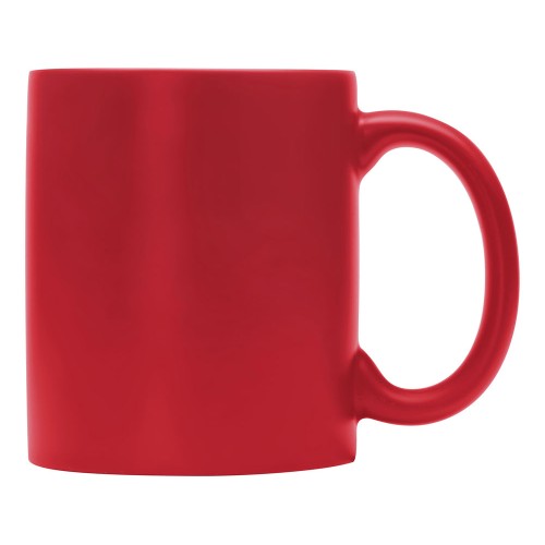 Купить Кружка-хамелеон Magic матовая, красный/белый с нанесением логотипа