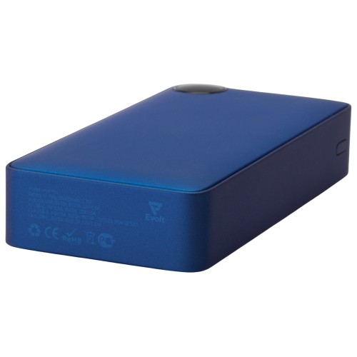 Купить Внешний аккумулятор Mild Pro c быстрой зарядкой QC/PD, 20 000 mAh, синий с нанесением логотипа