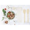 Купить Endiv, комплект из бамбуковой ложки и вилки, natural с нанесением логотипа