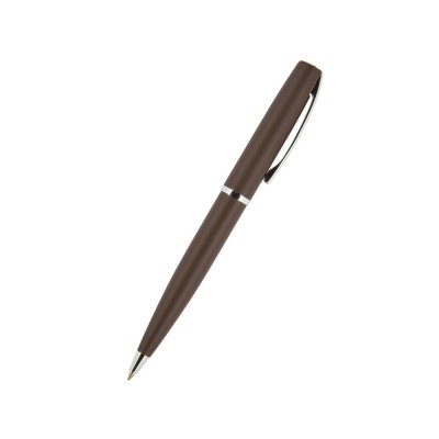 Купить Ручка Sienna шариковая автоматическая, коричневый металлический корпус, 1.0 мм, синяя с нанесением