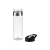 Купить Бутылка для воды Pallant , тритан, 700мл, прозрачный/черный с нанесением логотипа