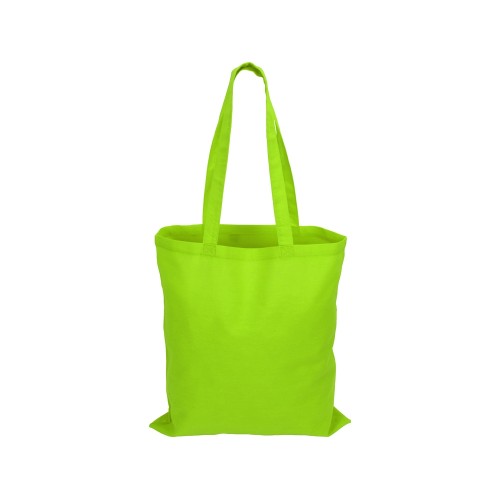 Купить Сумка для шопинга Carryme 140 хлопковая, 140 г/м2, зеленое яблоко с нанесением логотипа