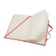 Купить Записная книжка Moleskine Classic (в клетку) в твердой обложке, Large (13х21см), красный с нанесением логотипа