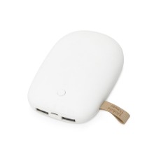 Внешний аккумулятор в форме камня Stone, 7800 mAh, белый