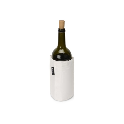 Купить WINE COOLER SATIN WHITE/Охладитель-чехол для бутылки вина или шампанского, белый с нанесением логотипа