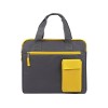 Купить Конференц сумка Session, серый/желтый с нанесением логотипа