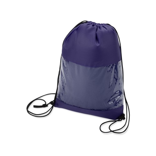 Купить Плед в рюкзаке Кемпинг, синий с нанесением логотипа