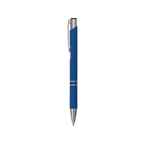 Купить Механический карандаш Legend Pencil софт-тач 0.5 мм, синий с нанесением логотипа