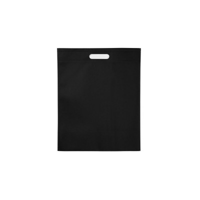 Купить Сумка DONET из нетканого материала 80 г/м2, черный с нанесением логотипа