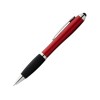 Купить Ручка-стилус шариковая Nash со стилусом, красный, черные чернила с нанесением логотипа