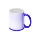 Купить Кружка-хамелеон Magic матовая, синий/белый с нанесением логотипа