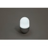 Купить Настольная лампа Weeble, белый / стальной с нанесением логотипа