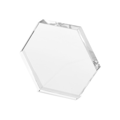 Купить Награда Hexagon, прозрачный с нанесением логотипа