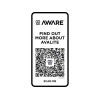 Купить Avalite футболка унисекс Aware™ из переработанных материалов с коротким рукавом - Белый с нанесением логотипа