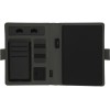 Купить Органайзер с беспроводной зарядкой 5000 mAh Powernote, темно-серый с нанесением логотипа