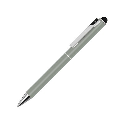 Купить Металлическая шариковая ручка To straight SI touch, серый с нанесением логотипа