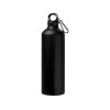 Купить Матовая спортивная бутылка Pacific объемом 770 мл с карабином, черный с нанесением логотипа