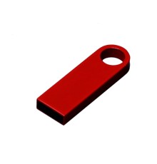 USB 3.0-флешка на 32 Гб с мини чипом и круглым отверстием, красный
