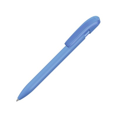 Купить Ручка шариковая пластиковая Sky Gum, голубой с нанесением логотипа