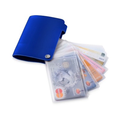 Купить Бумажник Valencia, ярко-синий с нанесением логотипа