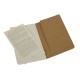 Купить Записная книжка Moleskine Cahier (в клетку, 3 шт.), Pocket (9х14см), бежевый с нанесением логотипа