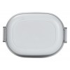 Купить Ланч-бокс Hotty 750 мл для микроволновой печи, серый/белый с нанесением логотипа