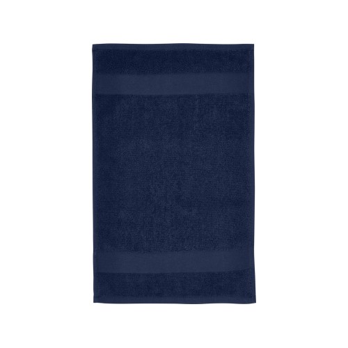 Купить Хлопковое полотенце для ванной Sophia 30x50 см плотностью 450 г/м2, темно-синий с нанесением логотипа