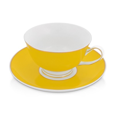 Купить Чайная пара: чашка на 200 мл с блюдцем с нанесением логотипа