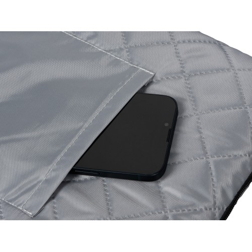 Купить Плед для пикника Ridge, 115 х 140 см, серый с нанесением логотипа