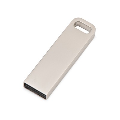 Купить Флеш-карта USB 2.0 16 Gb Fero, серебристый с нанесением логотипа