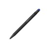 Купить Резиновая шариковая ручка-стилус Dax, черный/синий с нанесением логотипа