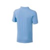 Купить Calgary мужская футболка-поло с коротким рукавом, голубой с нанесением логотипа