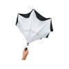 Купить Прямой зонтик Yoon 23 с инверсной раскраской, белый с нанесением логотипа