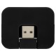 Купить USB Hub Gaia на 4 порта, черный с нанесением логотипа