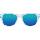 Купить Очки солнцезащитные с зеркальными линзами Partymaker, синий с нанесением логотипа