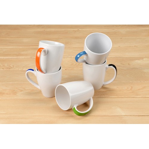 Купить Кружка Good Day 320мл, белый/голубой с нанесением логотипа