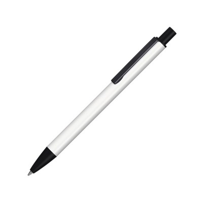 Купить Ручка шариковая металлическая Groove M, белый с нанесением
