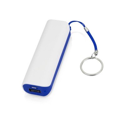 Купить Портативное зарядное устройство (power bank) Basis, 2000 mAh, синий с нанесением