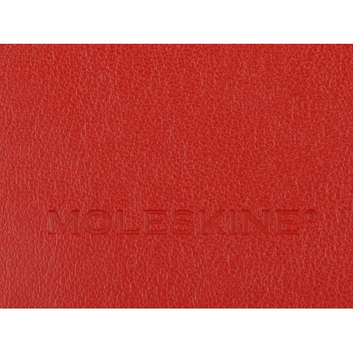 Купить Записная книжка Moleskine Classic Soft (в линейку), Large (13х21см), красный с нанесением логотипа