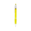 Купить Ручка пластиковая шариковая ONTARIO, желтый с нанесением логотипа